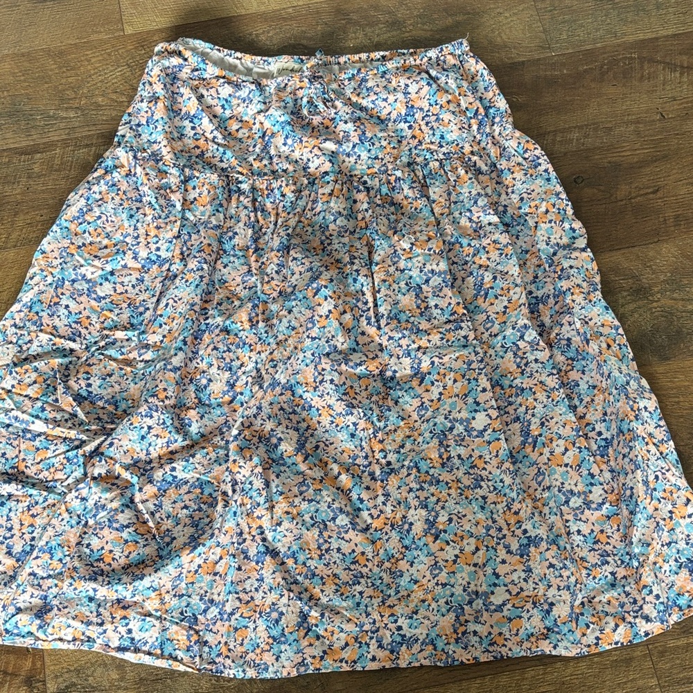 Wonderly Floral Midi Skirt
